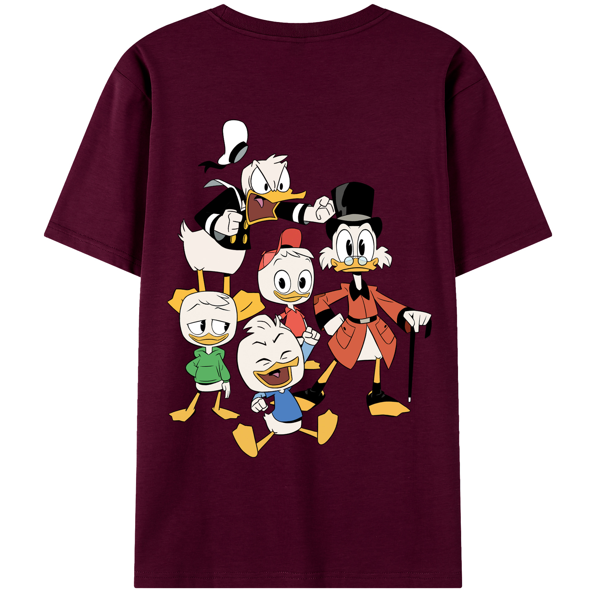 （画像用） ミッキーマウス Mickey Mouse レディース半袖Tシャツ(バックプリント)